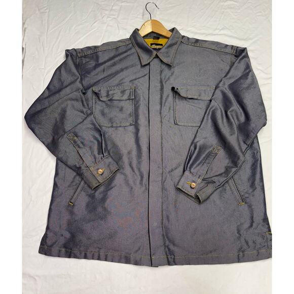 Vintage Enyce Industry Standard denim jacket men’s size 3XL55%cotton